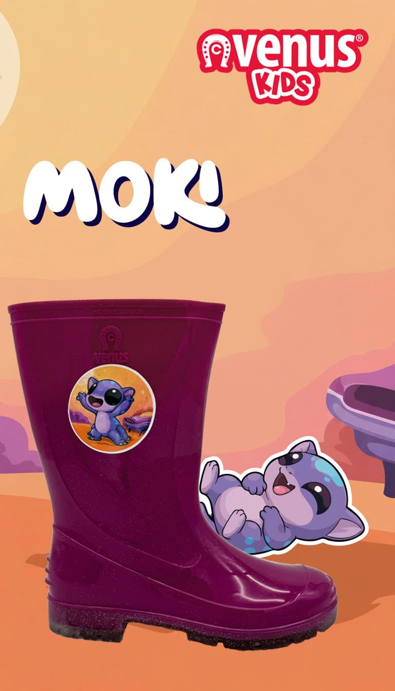 Bota Infantil Con Sticker Moki - vista 4