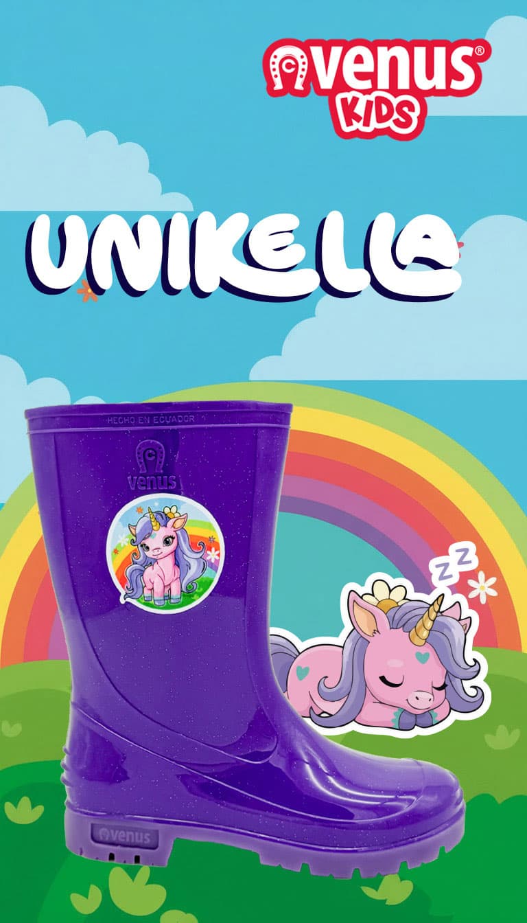 Bota Infantil Con Sticker Unikella - vista 4