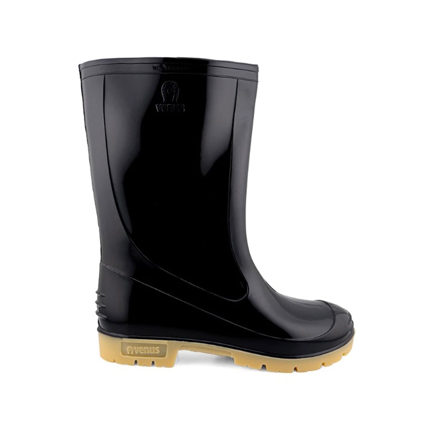 Infantil Solida Negro Amarillo