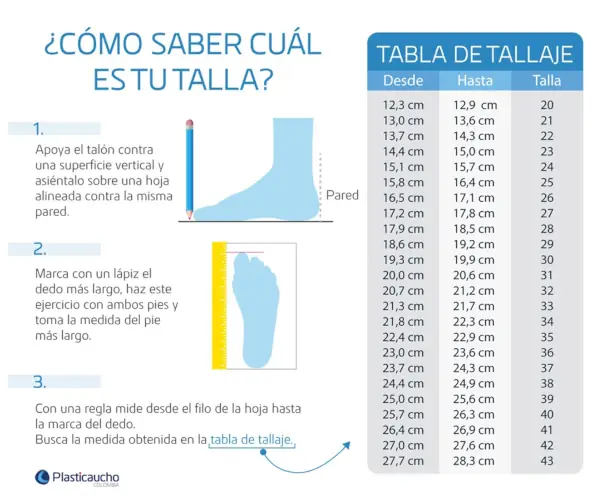 Guía de tallas